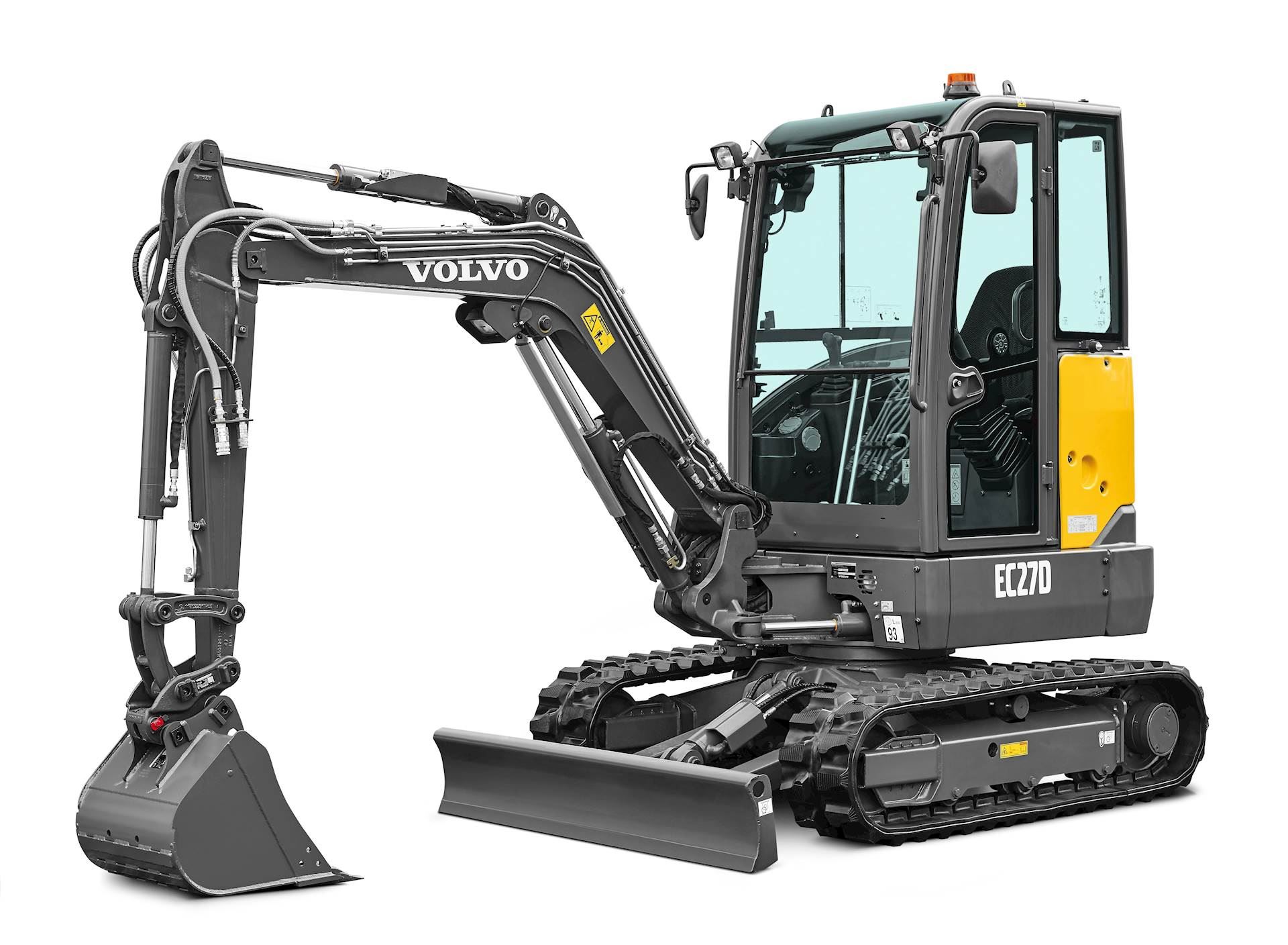 PÁSOVÝ  MINIBAGR 3 T  VOLVO EC 27C    